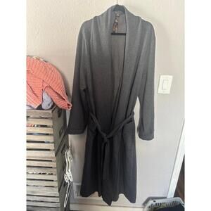 Savage X Fenty grey thick floor length robe size S